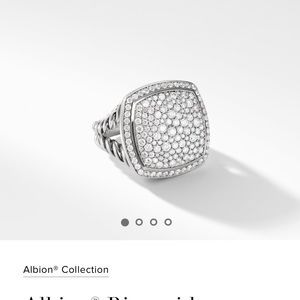 David Yurman diamond ring and earrings